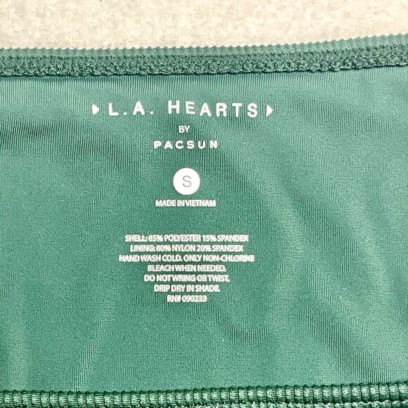 L.A. Hearts by PacSun Green Ribbed Bikini Bottom – Size S - Picture 4 of 4